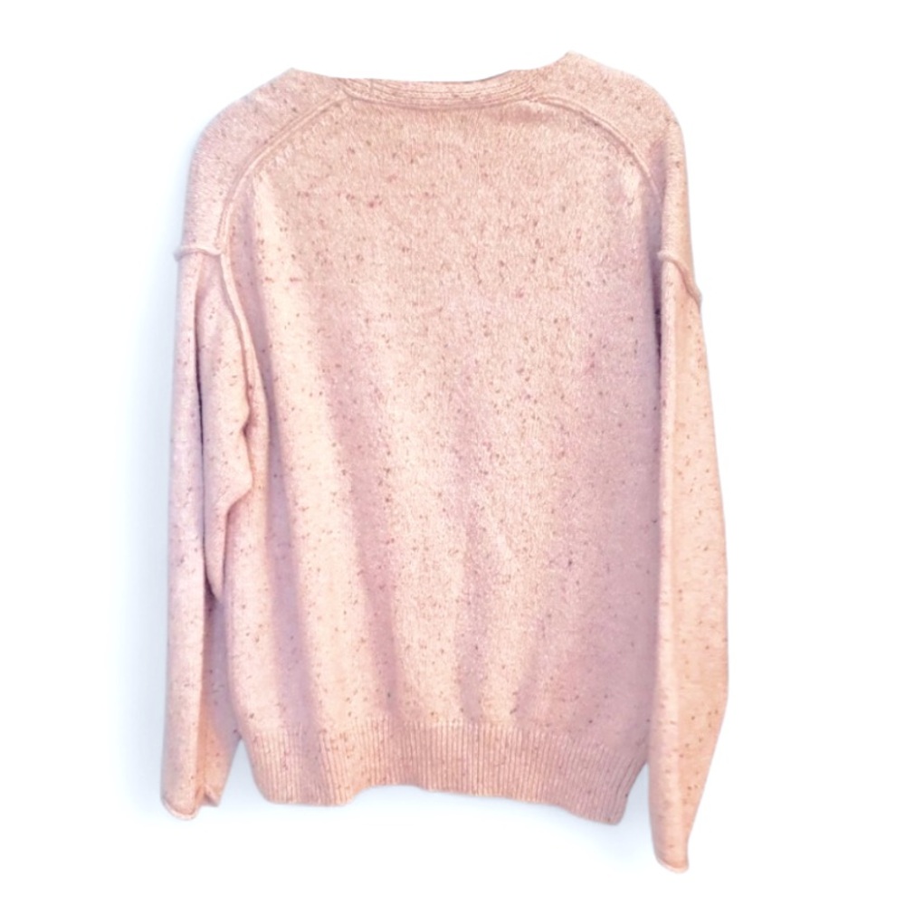 🦋 Universal Threads Lilac Pink Speckled Cardigan Sweater Size Medium - Picture 5 of 5
